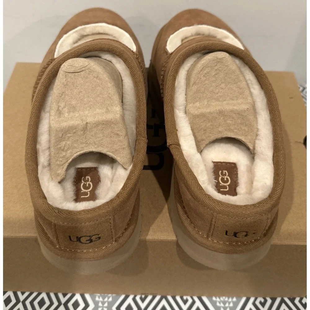 UGG Youth Size 6/ EU 38 Bea Mary Jane‎ Chunky Platform Mules Chestnut Authentic